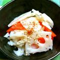 なかたさ's cooksnap of when they made マイルドな酸味の蓮根と人参の酢の物.