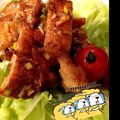 76naru's cooksnap of when they made 安くて手軽にジューシー♪鶏むね肉の油淋鶏.