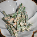ポメポメクッキー's cooksnap of when they made さやいんげんの梅味噌マヨ和え.