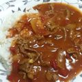 竹流子's cooksnap of when they made お手軽ハヤシライス.