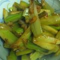 uknowtan's cooksnap of when they made うまうま！セロリのマヨ炒め〜！.