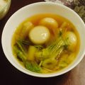 djrisadayo's cooksnap of when they made 餃子入りキムチスープ.