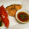 ぽんこ♡'s cooksnap of when they made 簡単♪タイ風たれで☆サーモンの揚げ焼き.