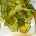 mamajiro's cooksnap of when they made 胡瓜とみょうがのナムルのせ冷奴.