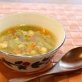 りーかる's cooksnap of when they made 風邪引きサンに♪お豆と野菜の生姜スープ♡.