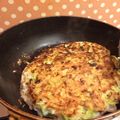 RingoChan20's cooksnap of when they made 長芋なしでも！ふわふわお好み焼き♡.