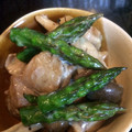 いちごクック's cooksnap of when they made 鶏肉とアスパラとしめじのマヨネーズ炒め.