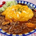 在宅勤務のおじさん's cooksnap of when they made ふわとろ卵のオムハヤシライス.