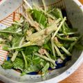 みるきぃ～2's cooksnap of when they made 水菜とツナのマヨぽんサラダ.