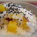 ririring's cooksnap of when they made 【男の料理】さつまいもご飯.
