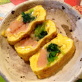 ばしこっく's cooksnap of when they made 明太子とほうれん草の卵焼き.