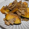 fu♪♪'s cooksnap of when they made かぼちゃと豚バラと玉ねぎの甘辛炒め.