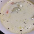 はなこチビママ's cooksnap of when they made チーズが隠し味！たっぷり野菜の豆乳スープ.