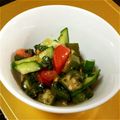michygel's cooksnap of when they made めかぶとオクラの梅和え.
