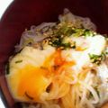 Naaaai's cooksnap of when they made こんにゃく麺の釜玉うどん風.