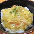 くらら♪☆'s cooksnap of when they made ＊ふわ②とろ〰ん♬カニ玉丼＊*.