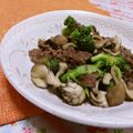 赤い電話's cooksnap of when they made 牛肉のカレー風味炒め.
