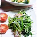 ＴＯＭＯＷＡＴ's cooksnap of when they made 三つ葉の中華塩和え.