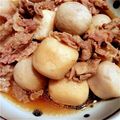 ここ☆なつ★'s cooksnap of when they made 牛肉と里芋のかんたん甘辛煮！.