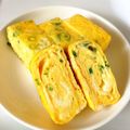 ゆのちゃそママ's cooksnap of when they made 簡単お弁当おかず「ネギ＆チーズの卵焼き」.