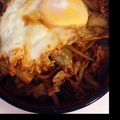 り〜にゃん's cooksnap of when they made ご飯が進む☆うまうま豚キムチ丼.