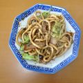 稲地マミコ's cooksnap of when they made 10分でランチ！のりの佃煮で焼きうどん.