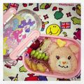 りのまや's cooksnap of when they made ケアベアおにぎり＊キャラ弁.