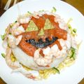 もさな's cooksnap of when they made ハロウィン☆ジャックのサーモンちらし寿司.