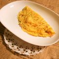 komugiko4's cooksnap of when they made ほうれん草とハムのチーズオムレツ.