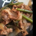 大翔ママ♪'s cooksnap of when they made 簡単！豚コマとにんにくの芽の焼肉風炒め♪.