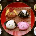 さとこぱんたーに's cooksnap of when they made 簡単キャラごはん☆オムライスおむけん☆.