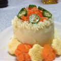 ハルさくら's cooksnap of when they made ★ワンコ用 バースデーケーキ★.