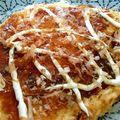 takeyuuuuu's cooksnap of when they made 簡単美味★お一人様ランチにお好み焼き飯.