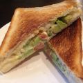 クルミンママ's cooksnap of when they made カフェ風・アボガドのホットサンドイッチ.