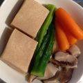 しゅうさぶ's cooksnap of when they made 高野豆腐とオクラの炊き合わせ.