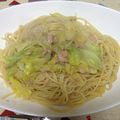 ちょこふぁず's cooksnap of when they made 簡単！キャベツとツナとアンチョビパスタ.