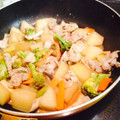 ま、りりりーん's cooksnap of when they made なすと豚肉のマヨソテー♡わさびおろし和え.
