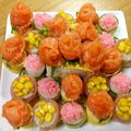 ごろべー's cooksnap of when they made ひな祭り＊プチロールケーキ風寿司.