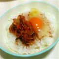 sweet_rose's cooksnap of when they made 我が家のキムチ丼♪.