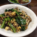 こうへい1206's cooksnap of when they made 家族に元気を、小松菜と豚バラと玉子炒め.