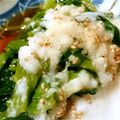 むねみき's cooksnap of when they made ほうれん草のとろろがけ　ポン酢でね.