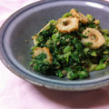 chihojya's cooksnap of when they made 大根の葉とちくわの簡単マヨごま和え.