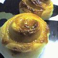 yummodoki's cooksnap of when they made シンプルな朝のパンでチョコ＆チーズロール.