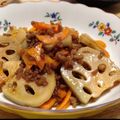 ちかぼ♪'s cooksnap of when they made お手軽☆ひき肉とれんこんで甘辛きんぴら.