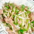 むらさきねこたん's cooksnap of when they made 豚肉ともやしとピーマンの細切り炒め.