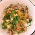 neeboo♬♪'s cooksnap of when they made 合挽き肉で♪簡単すき焼き丼.