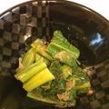 Butterfly★'s cooksnap of when they made あと1品！小松菜のめかぶ和え.