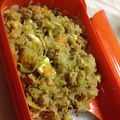 ryuayu's cooksnap of when they made ＊ルクエde卵のっけ☆カレーピラフ＊.