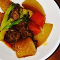あいぼんｗ's cooksnap of when they made 早うま 圧力鍋で韓国風牛肉と大根の煮物.