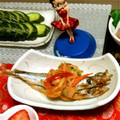 michygel's cooksnap of when they made ししゃもの南蛮漬け.